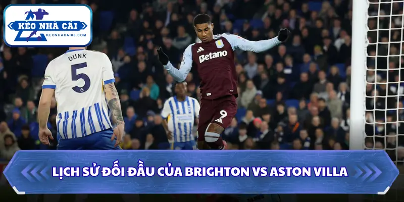 Lịch sử đối đầu khi soi kèo nhà cái Brighton vs Aston Villa